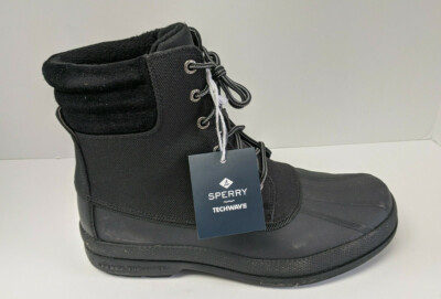 Sperry Cold Bay Boots, Black Nylon, Men display picture 2