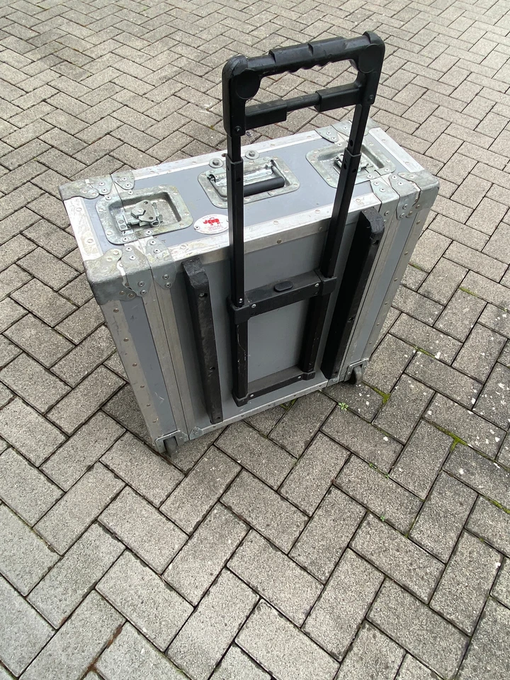 19“ 3 HE - Case In Case/Rack Double Door - mit Trolley , ultra robust - Bild 3 von 4