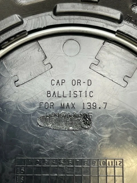 Ballistic Off-Road Gloss Black Wheel Center Cap CAP OR-D8H CAP OR-D - Image 4 of 4