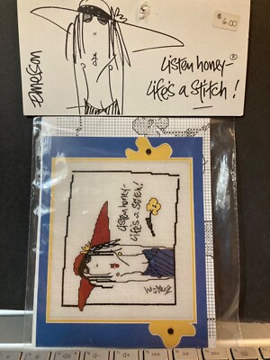 Twisted Threads Listen Honey Lifes A Stitch Emerson Cross Stitch Chart Pattern