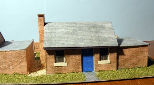 00 gauge, two bungalows With garages Diorama, ** ready-made ** - 第 3/3 張圖片