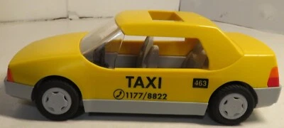 PLAYMOBIL YELLOW TAXI CAB CITY SET # 3199 Vintage 1997 Geobra Replacement FunPar - Photo 1/4