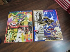 LOT 2 - Cleveland Indians 1995 & 1997 World Series Official Program 