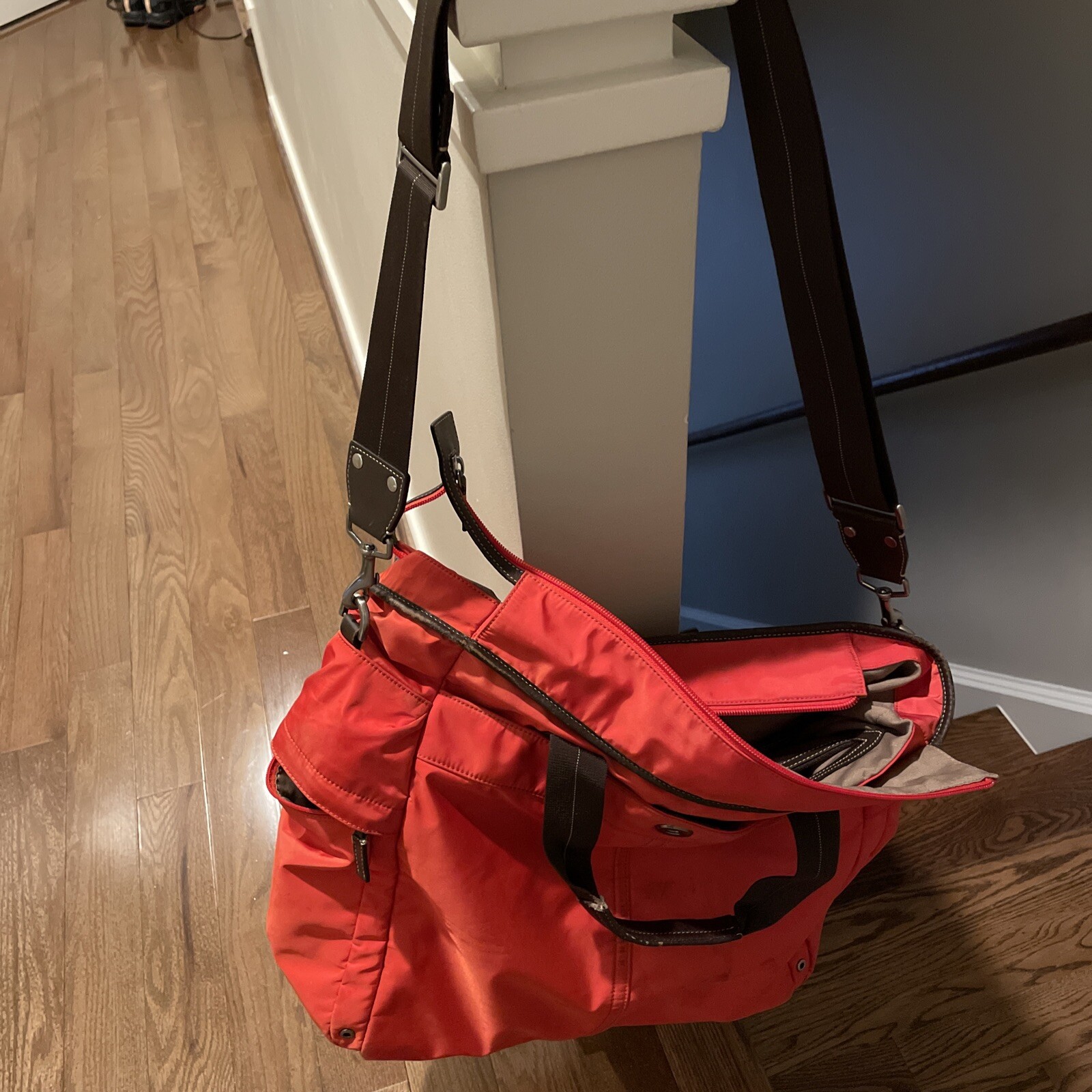 Coach 77577 Nylon Laptop Business Travel Bag Tote Cro… Gem