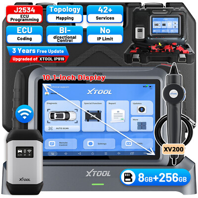 2026 XTOOL IP919MAX Car Diagnostic Tool J2534 Programming Coding OBD2 Scanner