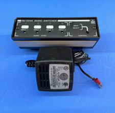 RDL RU-SX4A AUDIO SWITCHER WITH AC ADAPTOR TO...