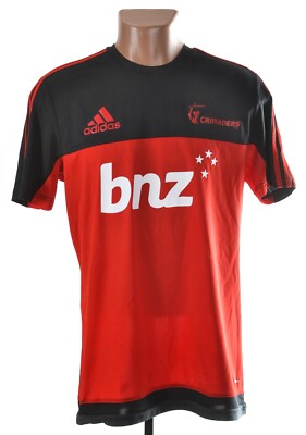 CRUSADERS 2016/2017 TRAINING RUGBY UNION SHIRT JERSEY ADIDAS SIZE