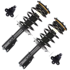 For Bonneville LeSabre DeVille Aurora Front Struts & Spring Set Lower Ball Joint