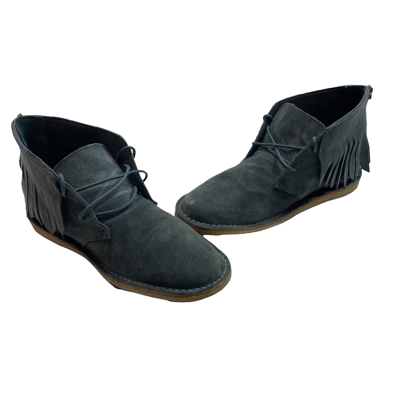 Oliberte Distressed Burgundy/Black Leather Chukka Boots Size 40 Burgundy Rub-Off 3 Eye Chukka Boot | Solovair | Classic  main image 3