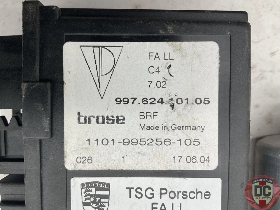 2005-2008 Porsche 911 997 Left Power Window Motor 99762410105 126279 - Image 4 of 4