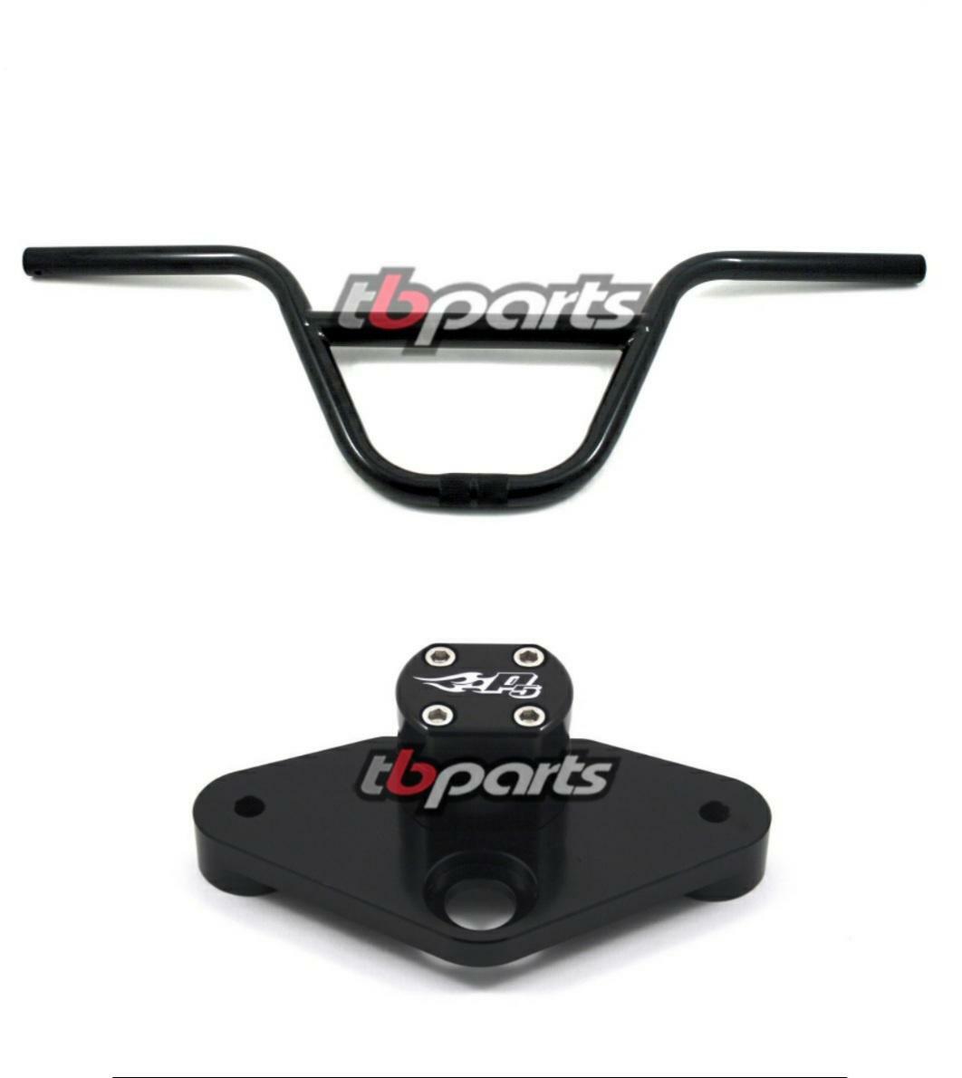 HONDA Z50 ADULT BMX HANDLEBARS BLACK & TRIPLE CLAMP SET KIT eBay