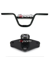 HONDA CT70 KO ATC70 Z50 BMX HANDLEBARS BLACK & TRIPLE CLAMP SET 