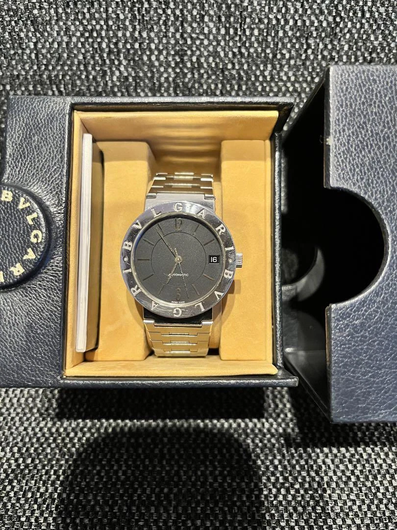 Bvlgari Bb33Ss Watch/Box Manual With Frame mens watch | eBay
