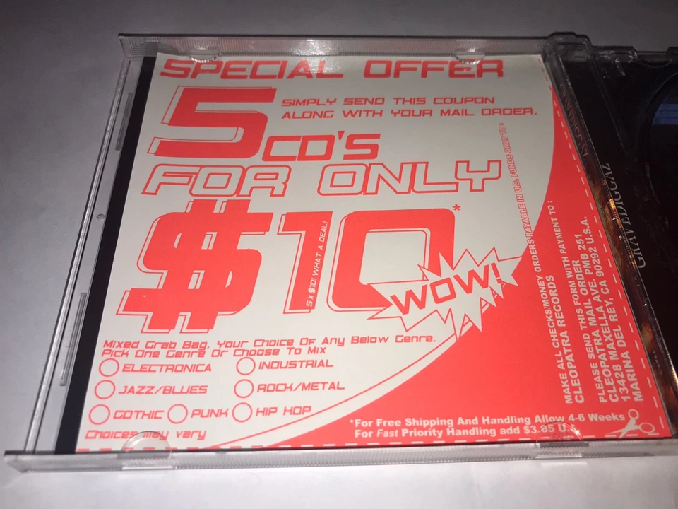 Gravediggaz 6 Feet Under Cd Rap Horrocore Rza Poetic Wu Tang Clan - Image 2 of 4