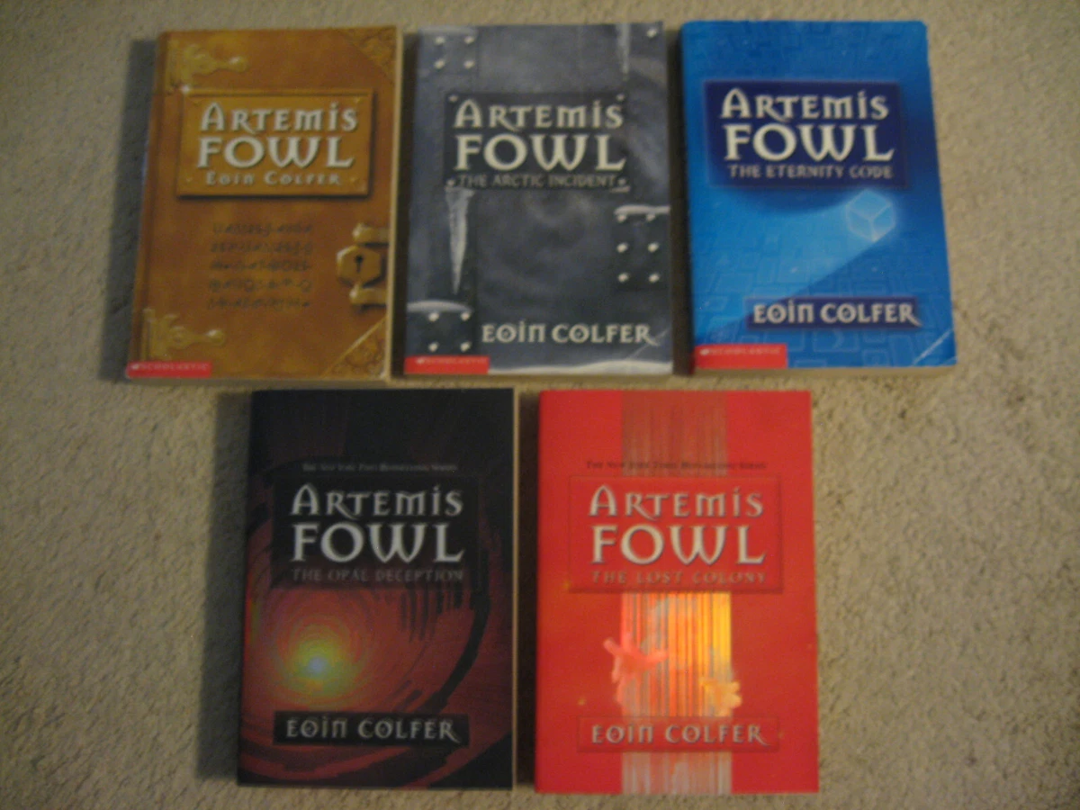 ARTEMIS FOWL Fantasy Series by Eoin Colfer PAPERBACK Books 1-5 UPDATED  COVERS!