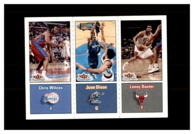 2002-03 FLEER TRADITION BASKETBALL TRI ROOKIES #274 WILCOX/DIXON/BAXTER MARYLAND