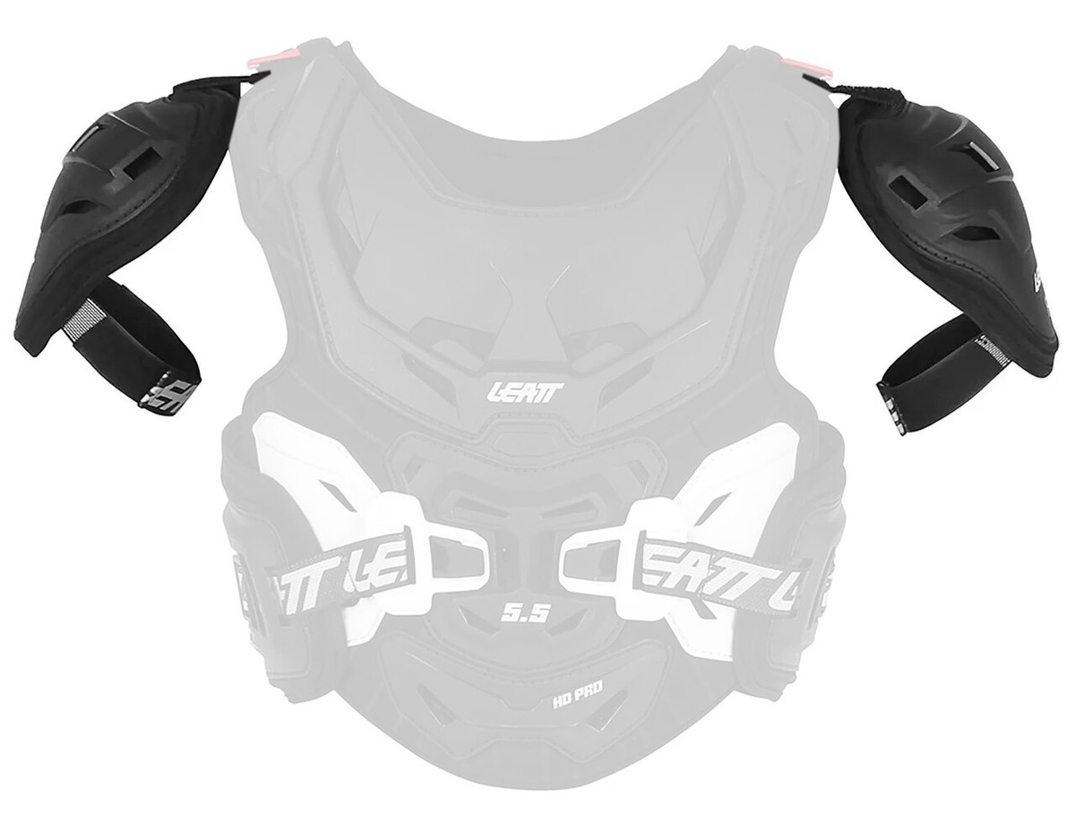Leatt 5.5 Pro HD Youth Chest Protector Shoulder Guards Black | eBay