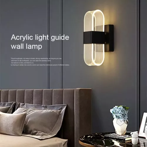 2X 12W Modern LED Wall Light Up Down Wall Lamp Dimmable Indoor Lighting Fixture - Picture 5 of 13