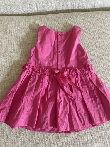 Jacadi Paris Baby Mädchen rosa Kleid 6 Monate - Bild 2 von 4