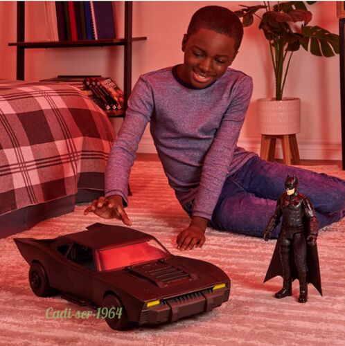 DC Comics Batman + Batmobile with 30cm Batman Figure The Batman Movie SPINMASTER - Picture 8 of 24