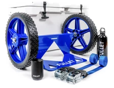 Cooler Ice Chest Wheel Kit for Yeti RTIC Cooler Carts - 12 Inch Wheels & Ratchet