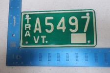 Vermont License Plate Tag 1969 69 VT Trailer A5497