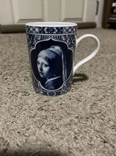 Delft Holland Blue Mug 4” Tall Holland collection art mug