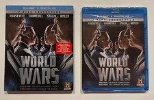 THE WORLD WARS-THE HISTORY CHANNEL-BLU WAY-FACTORY SEALED-NEW-2014 w/Slipcover
