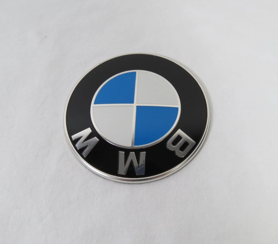 BMW Serie 2 3 4 Emblema Delantero Para Parachoques Insignia Redonda Símbolo Logo Original OEM Foto 2 de 3