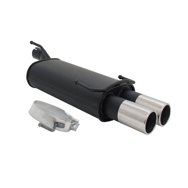 Novus Sportauspuff FüR Opel Astra F / Opel Kadett E 2X76 EndschalldäMpfer Abe-image