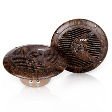 Dual 6.5'' Waterproof Marine Speakers, Camo / Hunting Style, 150 Watt Pair 
