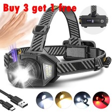 Lampara De Cabeza Linterna Frontal Recargable L mpara Frontal Luz LED Faros Para