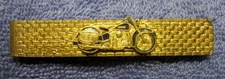 Vntg 1950s Harley-Davidson Motorcycle Original 3" Panhead Tie Clasp Pin Old Nice