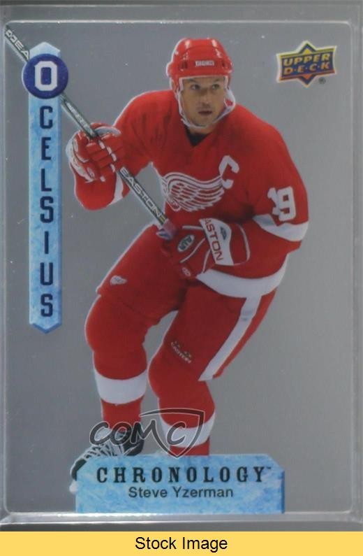 2018-19 Upper Deck Chronology 0 Celsius Steve Yzerman #0C-19 HOF READ fb7