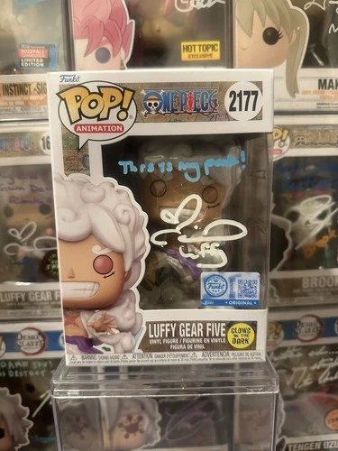 Funko Pop! Vinyl: One Piece Luffy Gear Five (Glow) Exclusive Signed