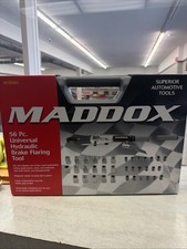 Maddox Mt8561 Hydraulic Brake Line Flaring Tool Kit 56 Pc Sae Metric New