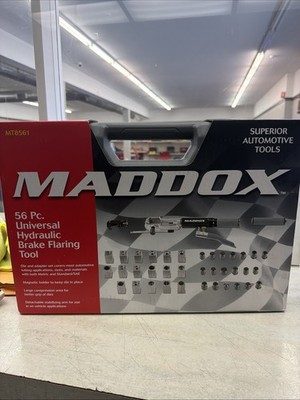 Maddox MT8561 Hydraulic Brake Line Flaring Tool Kit 56 Pc SAE Metric NEW