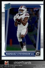 Marquez Stevenson 2021 Donruss Optic #257 RC Buffalo Bills