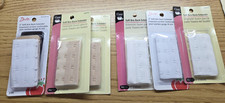 8 Dritz Soft Bra Back Extenders 3" - Beige, White Black 4 Hooks NEW
