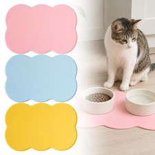 Cat Dog Food Mat Non Slip For Pet Feeding Bowl Floors Waterproof Silicone