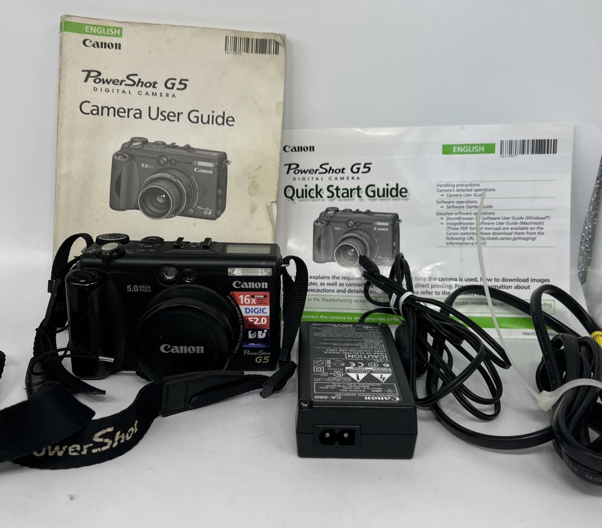Canon PowerShot G5 Digital Cameras for Sale | Shop New & Used