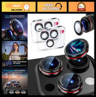 2-Pack Camera Lens Protector for iPhone 17/16/15/14 Pro Max & Pro - Shatterproof