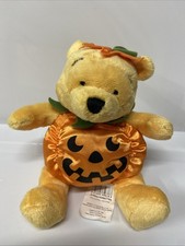 Winnie the Pooh Mini Plush Halloween Pumpkin Jack O Pattern 8  Disney