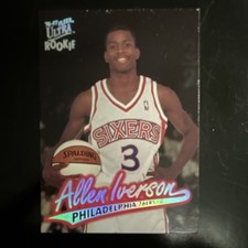 Fleer Ultra 1996-97 Allen Iverson Rookie #82 Philadelphia 76ers Basketball NBA