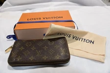 GENUINE LOUIS VUITTON MONOGRAM ZIPPY WALLET M42616 BACK FROM L/V SERVICE