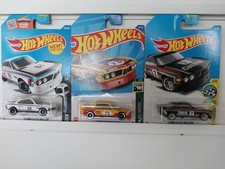Hot Wheels '73 BMW 3.0 CSL Race Car 3 Car Lot No Duplicates Cards Fair