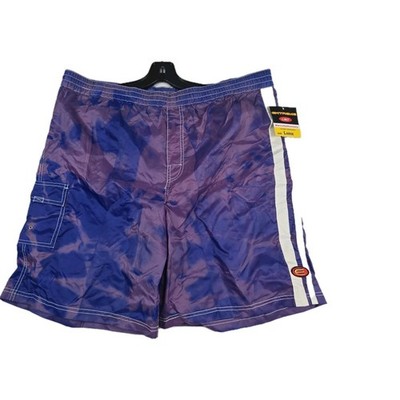 Extreme Limit Vintage Nylon Board Shorts Men's Size Large Blue Purple Y2K New