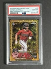 2023 Topps Chrome Gilded Mini Dmd Gold Etch Corbin Carroll RC /50 PSA 10 SP