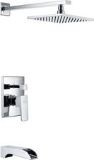 Anzzi SH-AZ037 Mezzo Tub and Shower Trim Package - Chrome