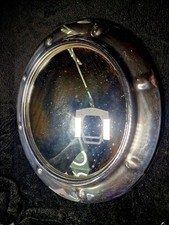 Vintage Fish Eye Mirror, convex mirror with ornate metal frame